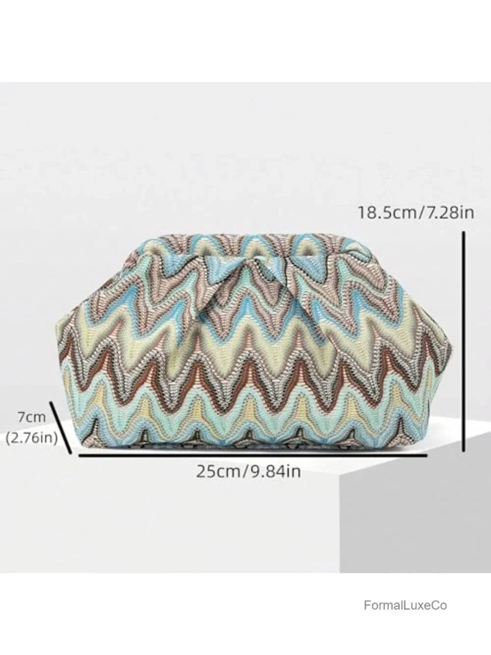 Retro Moroccan Cloud Clutch Bag for Women Evening Party Wedding